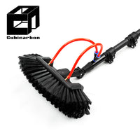 2025 3K Carbon Fiber Pole 5m 10m 12m 15m Carbon Telescopic Pole Adjustable Extension Pole With Brush Cleaning Walls