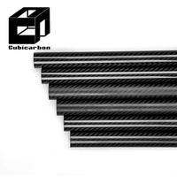 Factory Direct Carbon Fiber Tubes 20mm 40mm 60mm 80mm OD 3K Twill Plain Glossy Matte Carbon Pipes Wholesale Price