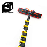 OEM 20ft 30ft 40ft 60ft Carbon Fiber Water-fed Pole Customized Length 3-25m Telescopic Pole 3K Strong Lightweight Pole