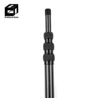 Real Carbon Fiber Manufacturer Supply 3K Weave Carbon Fiber Telescopic Pole 20ft 25ft 30ft 40ft 60ft Custom Length