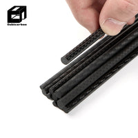 Factory Direct 3K Glossy Matte Carbon Fiber Rods Solid Carbon Rod Customized Diameter and Length