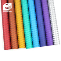 Colored Carbon Fiber Tube Carbon Tube With Different Finish Available Wrapped 3K Weave Colorful Carbon Fiber Round Tube 1000mm
