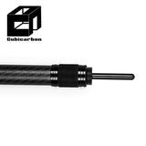 8FT Telescoping Carbon Fiber Poles Lightweight Tarp Poles Adjustable Telescoping Tarp Tent Poles for Camping Hiking