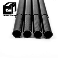 Factory Direct Carbon Fiber Tubes 20mm 40mm 60mm 80mm OD 3K Twill Plain Glossy Matte Carbon Pipes Wholesale Price