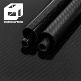 Wrapped Pregref Tube 10mm 12mm 25mm 30mm 40mm 50mm 3K Weave Carbon Fiber Tubes/Pipe 1000mm 2000mm Tube No Middleman