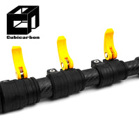 OEM 10m 12m 14m 16m 18m 20m 25m Carbon Fibre Telescopic 3K Extension Pole Can Be Adjusted by Clamps Lightweight Carbon Pole