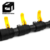 OEM 10m 12m 14m 16m 18m 20m 25m Carbon Fibre Telescopic 3K Extension Pole Can Be Adjusted by Clamps Lightweight Carbon Pole