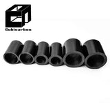 Customized Large Diameter Carbon Fiber Tubes 60mm 80mm 100mm 200mm 300mm 700mm OD Big Carbon Tube Strong Enough