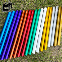 High Strength Top Quality Customized Colored 3K Carbon Fiber Tube 1 2 3 4 Inch Custom Length Colorful Carbon Fiber Pipe Tube