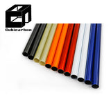 OEM Custom 20mm 50mm 70mm 80mm Fiberglass Tubes Fiber Roll Wrapped Tube Customized Sizes Colorful Painting Can Customize