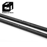 Factory Manufacture 100% Carbon Fiber Tube Roll Wrapped Telescopic Tube Several Sections Can Connect With Shrapnel Connection