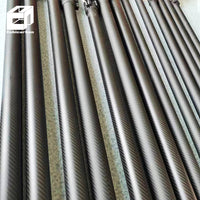 China Manufacture 100% Carbon Fiber Telescopic Pole Carbon Fibre Window Cleaning Waterfed Pole