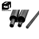 1m 2m 3m Carbon Fiber Roll Wrapped Round Tube 25mm 35mm 40mm 50mm 60mm Carbon Pipe 3K Glossy Matte Carbon Fiber Tube