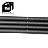 Carbon Fiber Supplier 1000mm 2000mm 3K Carbon Fiber Tubes Custom OD Shrapnel Telescopic Pole With Inner Sleeve