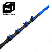 Factory Direct 45ft 50ft 60ft 3K Telescoping Carbon Fiber Poles Extension Pole System Cleaning Pole Solar Bus Window Cleaning