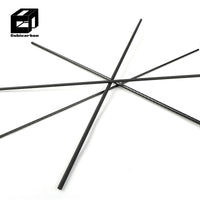 Factory Direct 3K Glossy Matte Carbon Fiber Rods Solid Carbon Rod Customized Diameter and Length