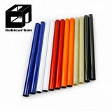 OEM Custom 20mm 50mm 70mm 80mm Fiberglass Tubes Fiber Roll Wrapped Tube Customized Sizes Colorful Painting Can Customize