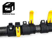 OEM 10m 12m 14m 16m 18m 20m 25m Carbon Fibre Telescopic 3K Extension Pole Can Be Adjusted by Clamps Lightweight Carbon Pole