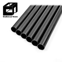 Factory Direct Carbon Fiber Tubes 20mm 40mm 60mm 80mm OD 3K Twill Plain Glossy Matte Carbon Pipes Wholesale Price