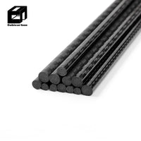 Factory Direct 3K Glossy Matte Carbon Fiber Rods Solid Carbon Rod Customized Diameter and Length