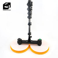 OEM Strong Carbon Fiber Tube 3K Twill Matte Telescopic Pole With Clamp Brush Carbon Pole 10m 12m 15m18m 20m Cleaning Poles