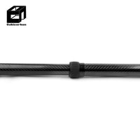 Real Carbon Fiber Manufacturer Supply 3K Weave Carbon Fiber Telescopic Pole 20ft 25ft 30ft 40ft 60ft Custom Length