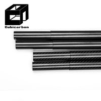 Factory Direct Carbon Fiber Tubes 20mm 40mm 60mm 80mm OD 3K Twill Plain Glossy Matte Carbon Pipes Wholesale Price