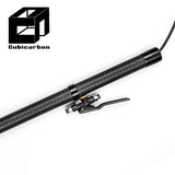Carbon Fiber Manufacturer 3K Weave Carbon Fiber Window Cleaning Pole 4m 6m 9m Telescopic Pole With Quality Brush Clean Well
