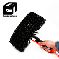 2025 3K Carbon Fiber Pole 5m 10m 12m 15m Carbon Telescopic Pole Adjustable Extension Pole With Brush Cleaning Walls