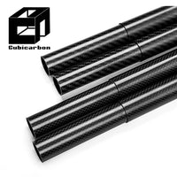 Factory Direct Carbon Fiber Tubes 20mm 40mm 60mm 80mm OD 3K Twill Plain Glossy Matte Carbon Pipes Wholesale Price
