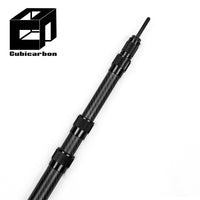 8FT Telescoping Carbon Fiber Poles Lightweight Tarp Poles Adjustable Telescoping Tarp Tent Poles for Camping Hiking