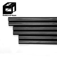 Factory Direct Carbon Fiber Tubes 20mm 40mm 60mm 80mm OD 3K Twill Plain Glossy Matte Carbon Pipes Wholesale Price