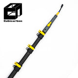 OEM 10m 12m 14m 16m 18m 20m 25m Carbon Fibre Telescopic 3K Extension Pole Can Be Adjusted by Clamps Lightweight Carbon Pole