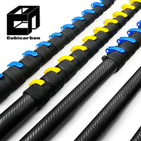 3K Weave Carbon Fiber Extending Pole 10ft-65ft Adjustable Carbon Pole Extension Extendable Telescopic Pole