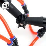 Factory Price 30 40 50 60 Foot Carbon Extension Pole With Brush Cleaning Pole Carbon Fiber Strong Carbon Fiber Telescopic Pole