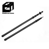 Custom Carbon Fiber Canopy Pole Telescoping Pole Shade Telescopic Poles with Great Price 2.4m