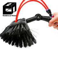 2025 3K Carbon Fiber Pole 5m 10m 12m 15m Carbon Telescopic Pole Adjustable Extension Pole With Brush Cleaning Walls