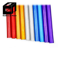 3K Glossy Colorful Carbon Fiber Tube 1" 2" 3" Customized Carbon Fiber Color Tube Multi-colors Carbon Fiber Tube for RC Airplane