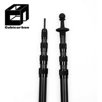 8FT Telescoping Carbon Fiber Poles Lightweight Tarp Poles Adjustable Telescoping Tarp Tent Poles for Camping Hiking