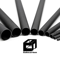 OEM Different Diameter Carbon Fiber Tubing 14mm 90mm 100mm 150mm 1500mm 1m 2m Manufacture High-quality Carbon Tube