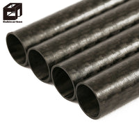 Factory High Quality 100% Customized 3K Plain Glossy/Matte Carbon Fiber Tube Best Price Round Tubes