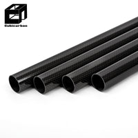 100% Real Carbon Fiber Tube 3K Plain Glossy Carbon Tube Customized Carbone Fiber Pipe