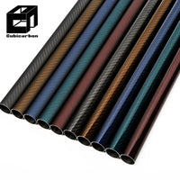 Factory Price Color Carbon Tube 100% Carbon Fibre Tube 3K Surface