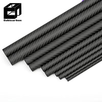 Lightweight Round Tube 100% Carbon Fiber Tube Customized Dimensions Surface 3K Carbon Tube