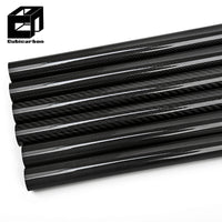 Factory Direct (No middleman) Glossy Surface Carbon Fiber Tube Black Carbon Tube
