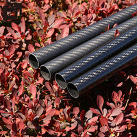 High-Quality Carbon Fiber Tube Carbon Tube Custom Various Specifications Round Tube 3K Twill/Plain, Matte/Glossy Finish