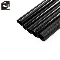 Carbon Fiber Tubes  - 3K Roll Wrapped 100% Carbon Fiber Tube Glossy Surface