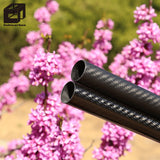 Differences of glossy and matte carbon fiber tubes