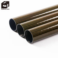 China 15-year Factory 100% Carbon Fiber Tube 25mm 3K Twill Glossy Carbon Tube Custom Carbon Pole